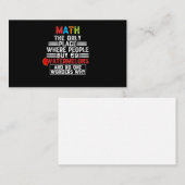 人々69スイカの唯一の場所買の数学 名刺 (正面/裏面)