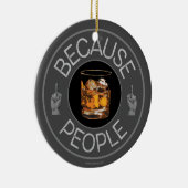 人々(ウィスキー)が セラミックオーナメント (右)