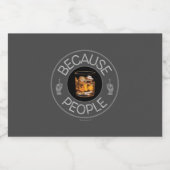 人々(ウイスキー) リキュールボトルラベル (シングルラベル)