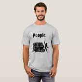 人々。ファンではない Tシャツ (正面フル)