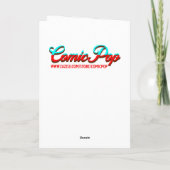 人おもしろいに向けた高齢化ユーモア独身の カード (裏面)