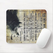 人おもしろいに贈る物 |夫おもしろいへの引用文 | マウスパッド (マウス)