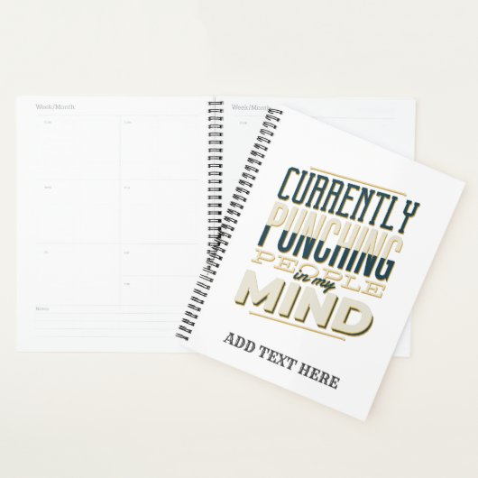 人おもしろいを心に打ち明ける皮肉なユーモア プランナー手帳 (ディスプレー)