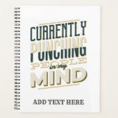 人おもしろいを心に打ち明ける皮肉なユーモア プランナー手帳 (正面)