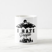 人おもしろい嫌いのアンチソーシャルキャンプ コーヒーマグカップ (中央)