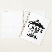 人おもしろい嫌いのアンチソーシャルキャンプ プランナー手帳 (ディスプレー)