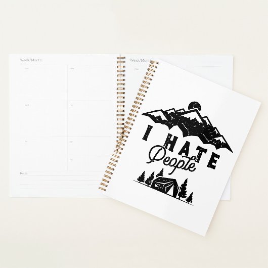 人おもしろい嫌いのアンチソーシャルキャンプ プランナー手帳