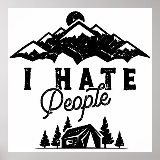 人おもしろい嫌いのアンチソーシャルキャンプ ポスター (正面)