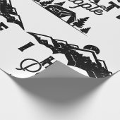 人おもしろい嫌いのアンチソーシャルキャンプ ラッピングペーパー