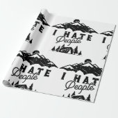 人おもしろい嫌いのアンチソーシャルキャンプ ラッピングペーパー (アンロールド)