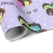 人おもしろい間誕生日バルーン ラッピングペーパー (ロールコーナー)