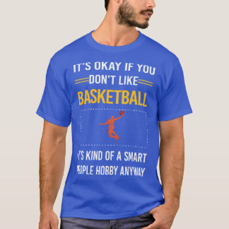 人おもしろい頭が切れるバスケットボール Tシャツ