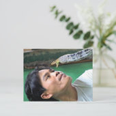 人およびヘビ ポストカード (スタンド正面)