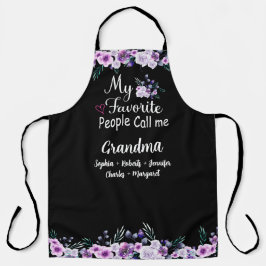人お気に入りの々はおばあちゃんと呼ばれる |グランドキッズ名 エプロン