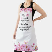 人お気に入りの々はおばあちゃんと呼ばれる |グランドキッズ名 エプロン (インサイチュ)