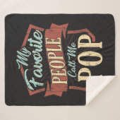 人お気に入りの々は僕を父ポップ・アートの日と呼ぶ シェルパブランケット (正面(横))