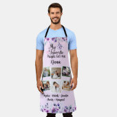 人お気に入りの々は私をナナと呼ぶ孫の名前の写真 エプロン (着用した状態)