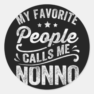 人お気に入りの々は私をノンノ母の日の贈り物と呼ぶ ラウンドシール