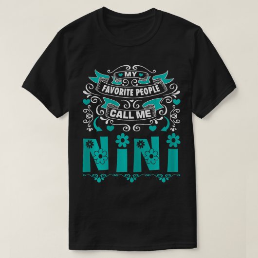 人お気に入りの々は私を忍者の贈り物と呼ぶ Tシャツ (デザイン正面)