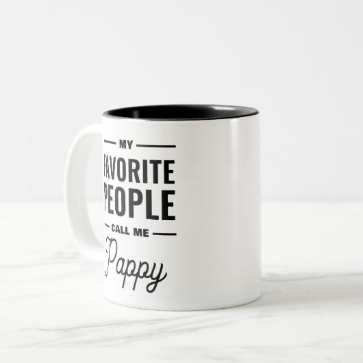 人お気に入りの々は私を教皇と呼ぶ ツートーンマグカップ (正面左)