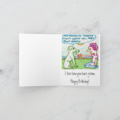 人お気に入りの々 – 誕生日 カード (内部)