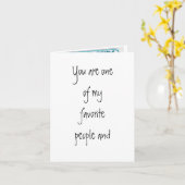 人お気に入りの々 – 誕生日 カード (黄色い花)