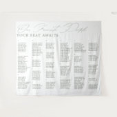 人お気に入りのの結婚アルファベット表 タペストリー (正面(横))