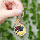 人がすごい鎖を切る キーホルダー (手)