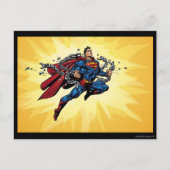 人がすごい鎖を切る ポストカード (正面)