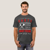 人がスポーツをする頭が切れるのを防ぐ Tシャツ (正面フル)