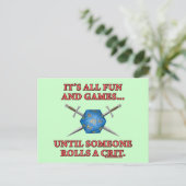 人がベッドに入るまでおもしろいとゲーム転がはすべて ポストカード (スタンド正面)