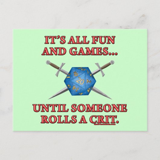 人がベッドに入るまでおもしろいとゲーム転がはすべて ポストカード (正面)