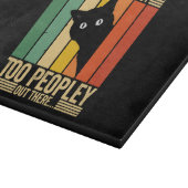 人が多いから入り込む黒猫 カッティングボード (角)