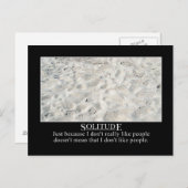 人が嫌いだからって… ポストカード (正面/裏面)