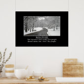 人が嫌いだからって[XL]って意味じゃないんだ ポスター (キッチン)