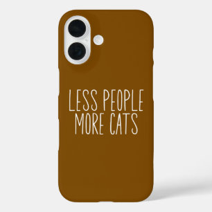 人が少ない猫が多い iPhone 16ケース