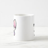 人が減れば猫が増える コーヒーマグカップ (中央)