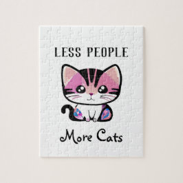 人が減れば猫が増える ジグソーパズル