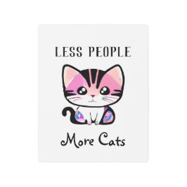 人が減れば猫が増える メタルプリント