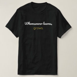 人が生え学る Tシャツ