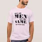 人が皆同じというわけではない Tシャツ (正面)