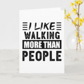 人が笑うより散歩が好き カード (黄色い花)