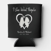 人が結婚幽霊ハロウィン結婚の黒を見る 缶クーラー (正面)