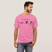 人が見え熱狂するる Tシャツ (正面フル)