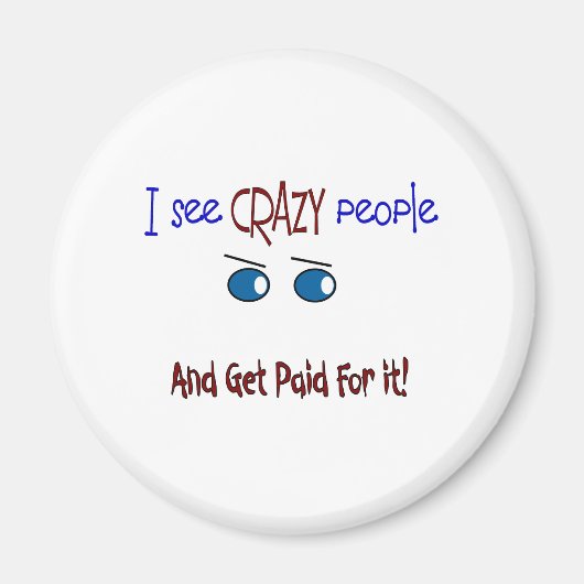 「人が見熱狂するえる」 マグネット (正面)