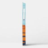  人けのない谷、山、暗い青々とした風景 Case-Mate iPhoneケース (裏面 / 左)