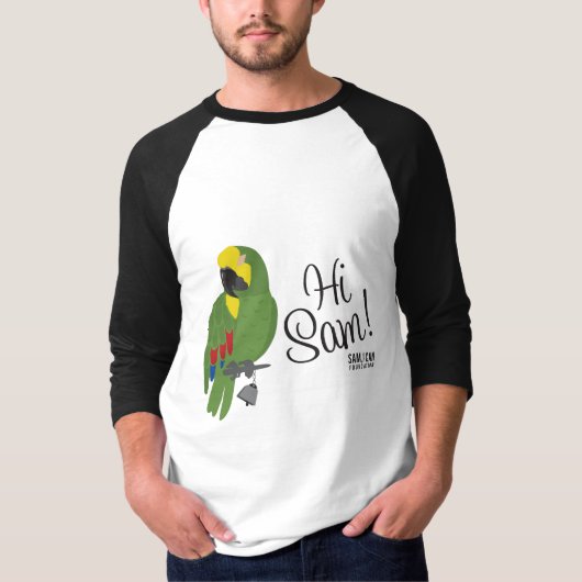 人こんにちは、サム! Tシャツ (正面)