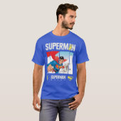 人すごいとクリプトが逃げる Tシャツ (正面フル)