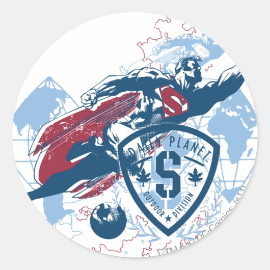 人すごいと地図 ラウンドシール (正面)