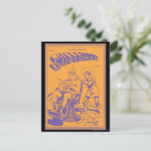 人すごいは髪を切られる ポストカード (スタンド正面)